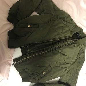 Army Green Bomber Jacket